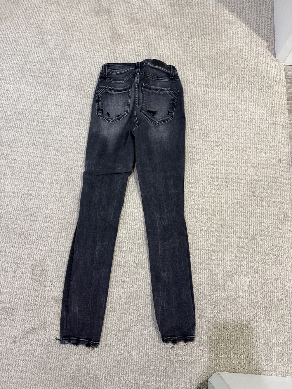 Buckle Black Washed Skinny Jeans